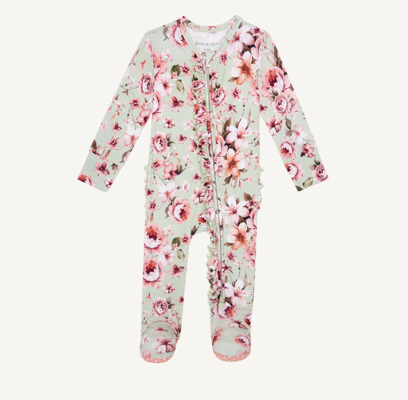 Millicent Ruffled Footie